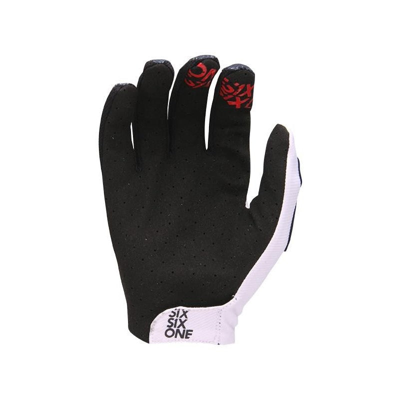 Guante de Bicicleta Sixsixone Raji Negro/Blanco