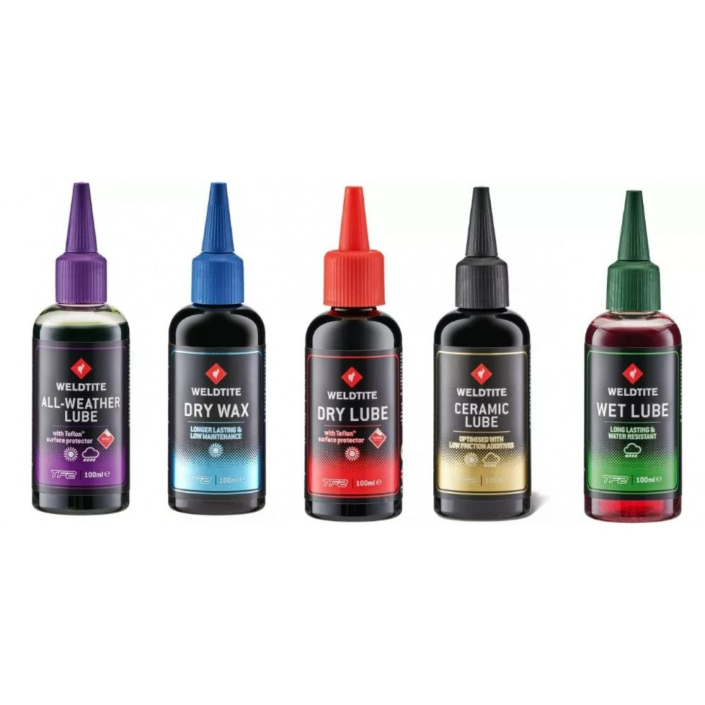 Pack Lubricantes De Cadena Bicicletas Weldtite 100ml Mix