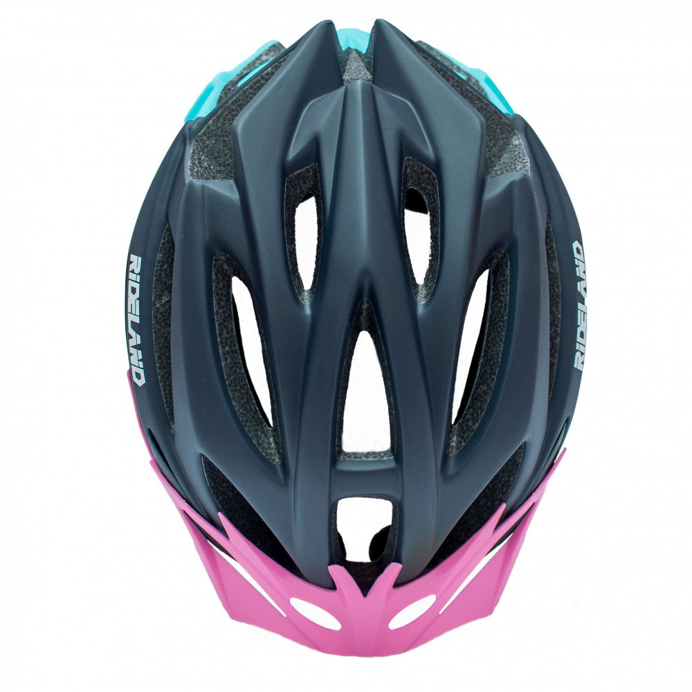 Casco de Bicicleta RIDELAND X-Tracer MTB Mujer Fidlock M/L Negro-Turqueza