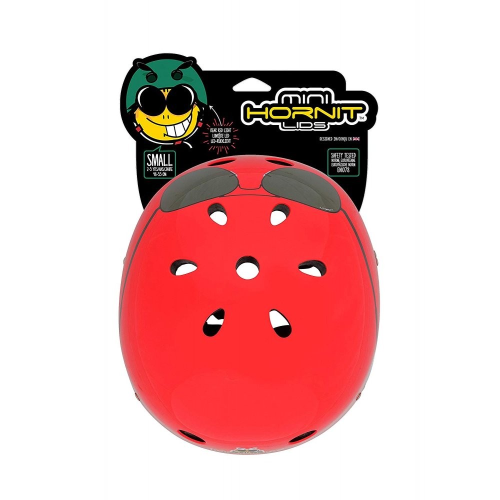 Casco de Niño Hornit Rojo