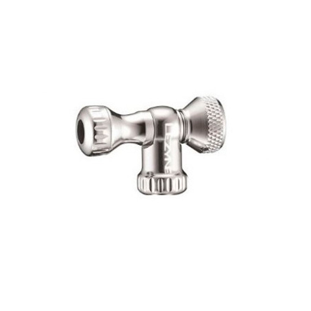 CONTROL DRIVE LEZYNE CO2 HEAD ONLY - SILVER/HI GLOSS