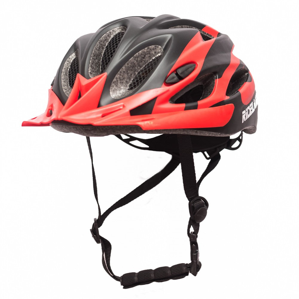 Casco de Bicicleta RIDELAND Fungo MTB Black Red