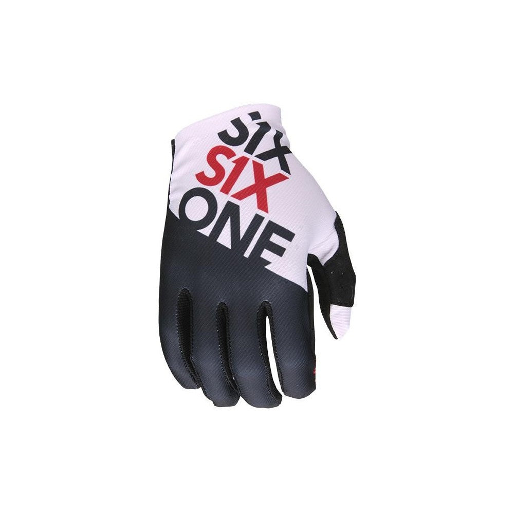 Guante de Bicicleta Sixsixone Raji Negro/Blanco