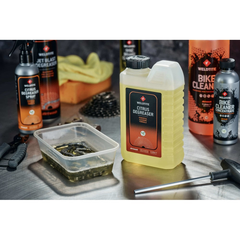 PACK 10 Unidades Liquido Desengrasante Citrus Degreaser Weldtite 1 Litro