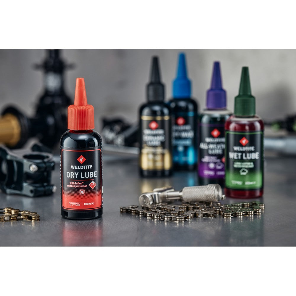 Pack Lubricantes De Cadena Bicicletas Weldtite 100ml Mix