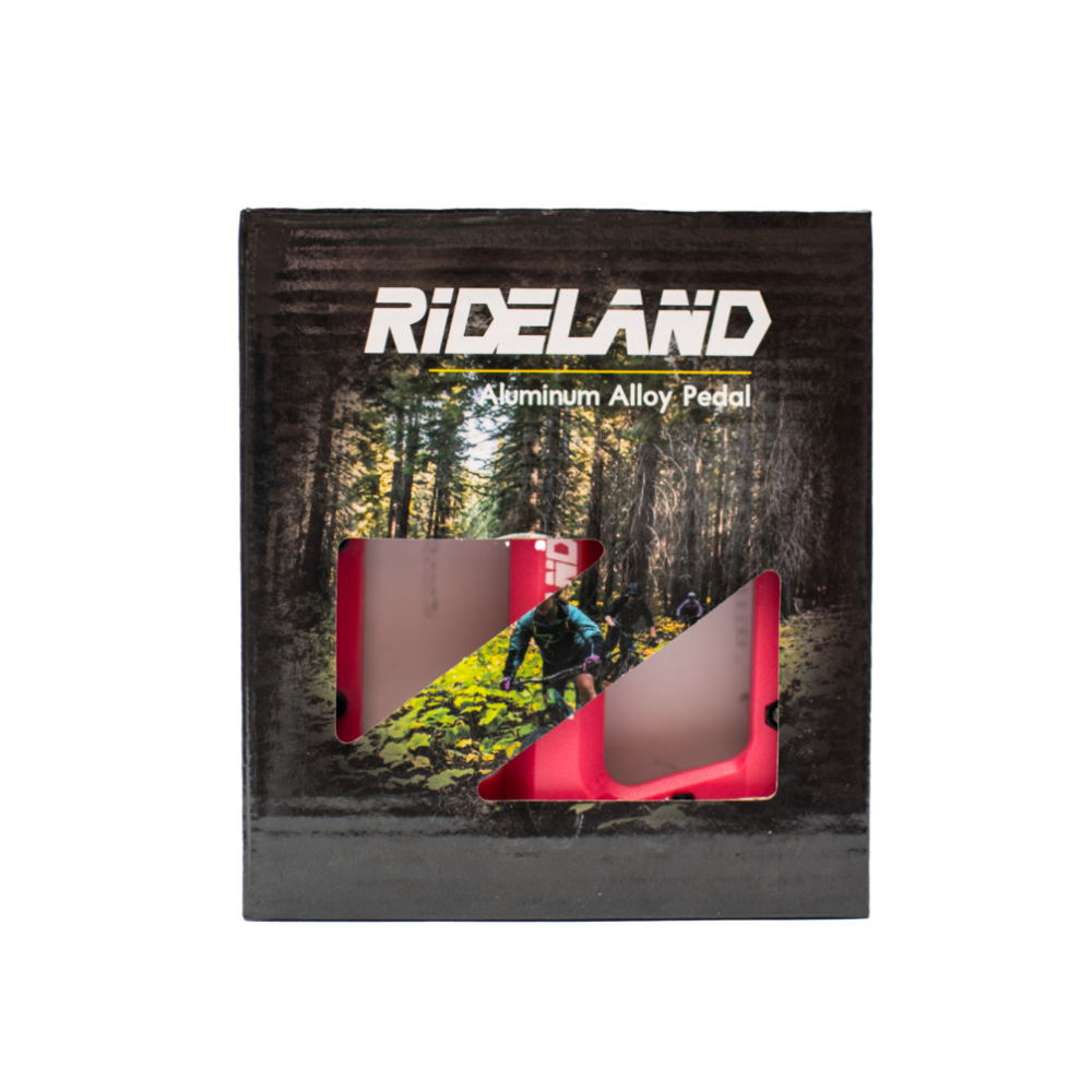 Pedal de Bicicleta Rideland RD-Nylon Red fluor