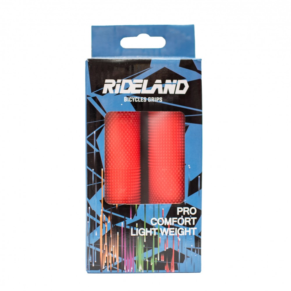 Puños de Bicicleta fijacion Rideland Rojo