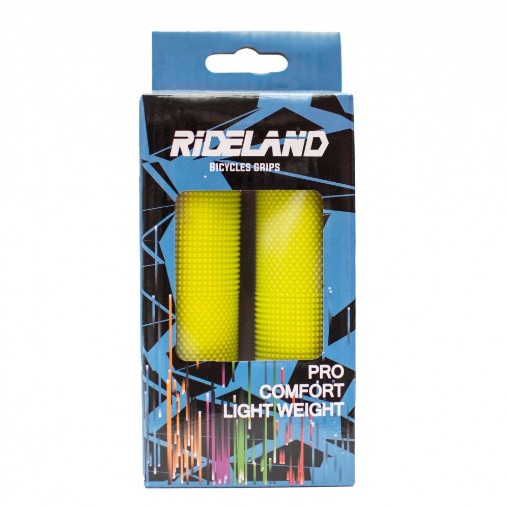 Puños de Bicicleta fijacion Rideland Verde Limon