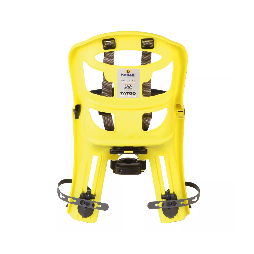 SILLA BELLELLI DELANTERA HANDLEFIX TATOO PLUS 15KG AMARILLO