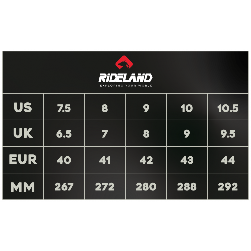 Zapatilla Rideland fijacion Black/Orange