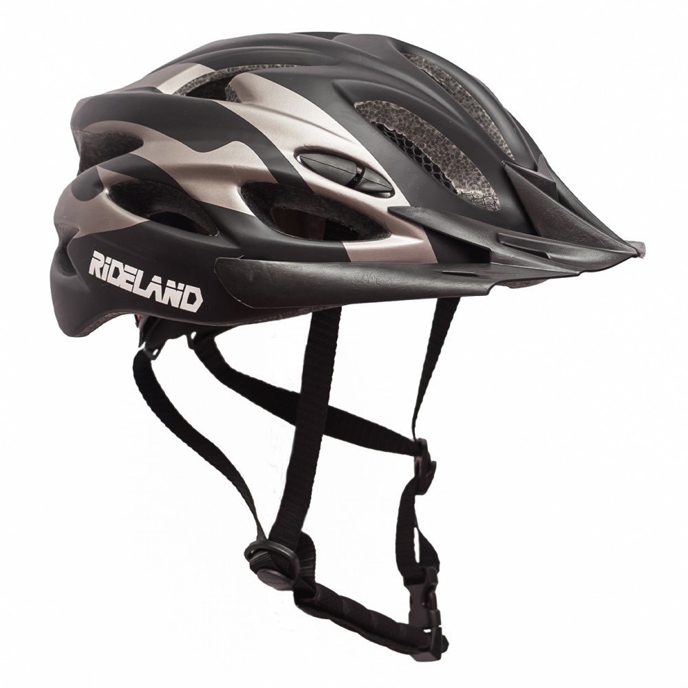 Casco de Bicicleta RIDELAND Fungo MTB Black Grey